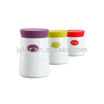 ceramic jar with silicone lid